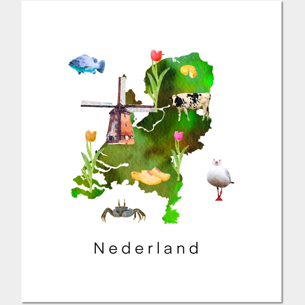 The Netherlands Wall Art by RosanneCreates